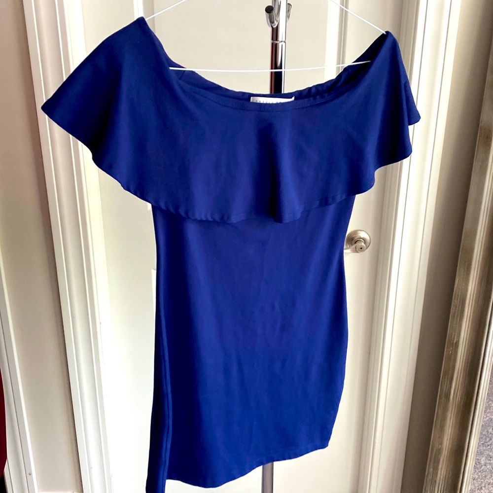 Navy blue Susana Monaco dress.
